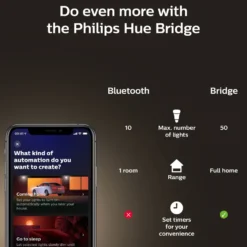 Philips Hue Filament ST72 E27 Smart LED-pære 550 lm
