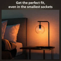Philips Hue Luster Kuleformet LED-pære White Ambiance E14 470 lm