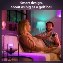 Philips Hue Luster Kuleformet LED-pære White and Color Ambiance E14 470 lm