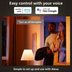 Philips Hue Luster Kuleformet LED-pære White and Color Ambiance E14 470 lm