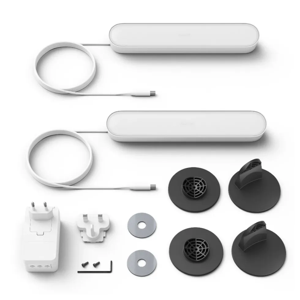 Philips Hue Play light bar – smart lyslist, 2‑pakning Hvit