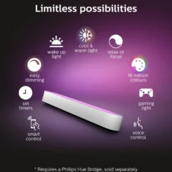 Philips Hue Play light bar – smart lyslist, 2‑pakning Hvit
