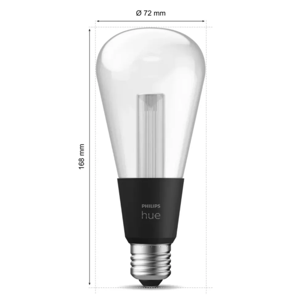 Philips Hue RGB ST72 Smart LED-lampe E27 500 lm