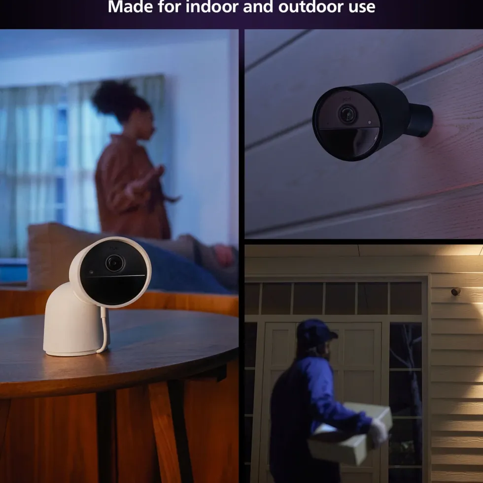Philips Hue Secure Battery Cam Hvit