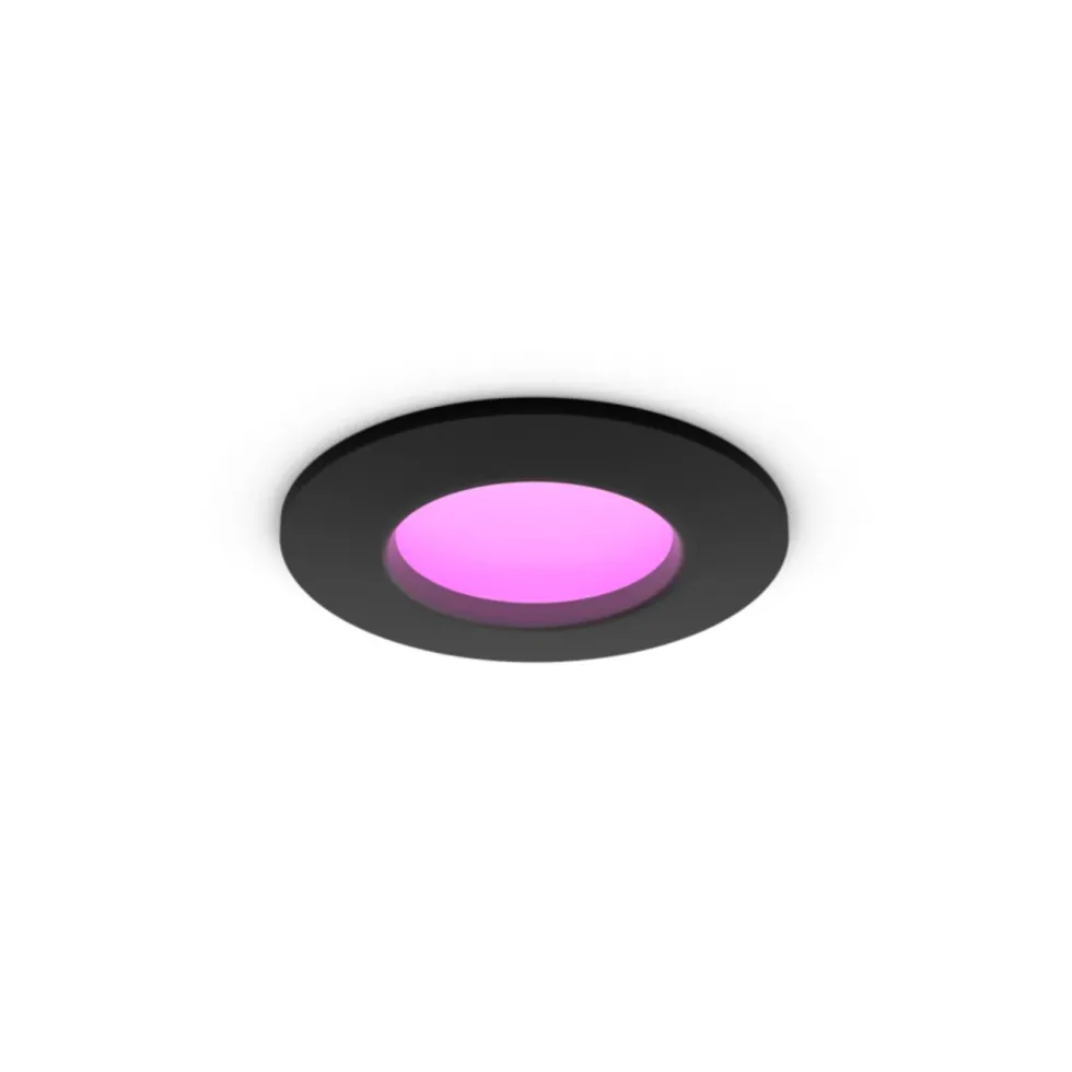 Philips Hue Slank innfelt belysning Ø90 mm Svart