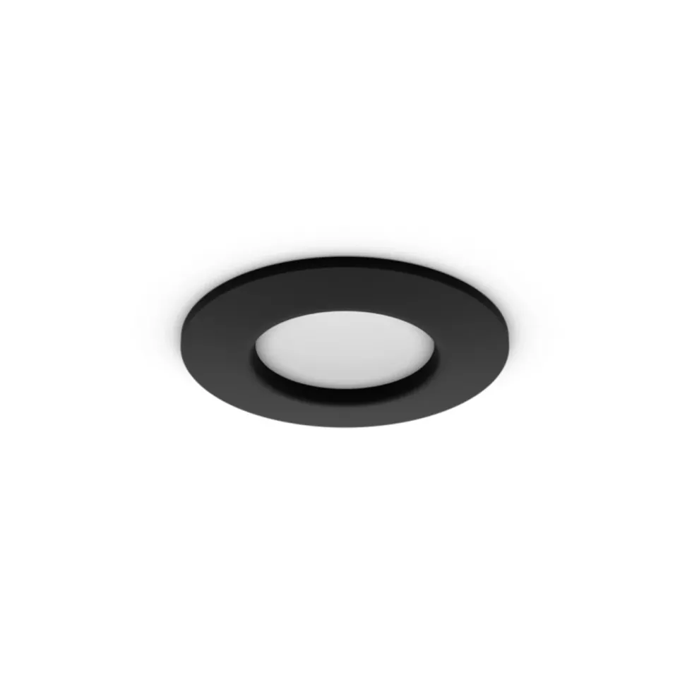 Philips Hue Slank innfelt belysning Ø90 mm Svart
