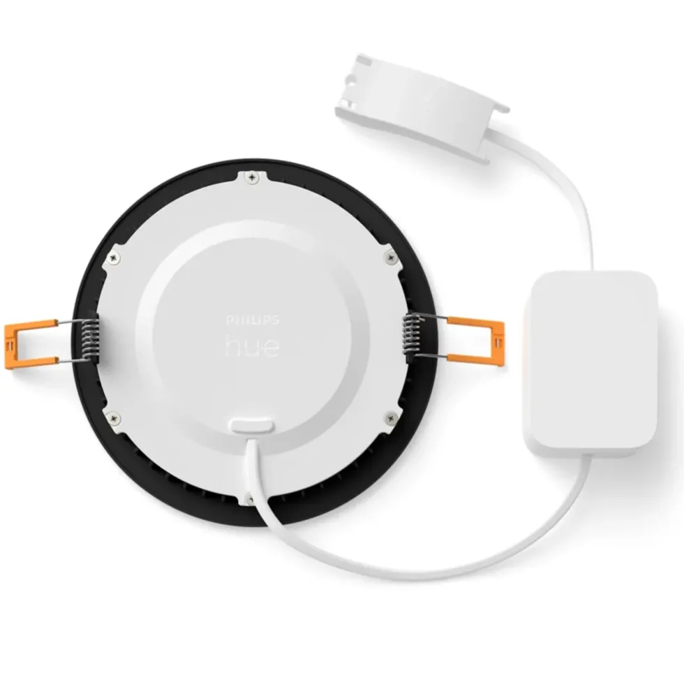 Philips Hue Slank innfelt belysning Ø170 mm Svart
