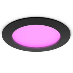 Philips Hue Slank innfelt belysning Ø170 mm Svart