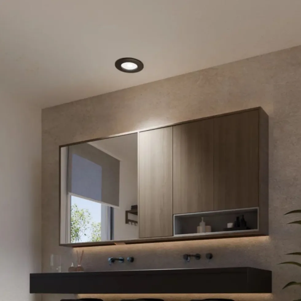 Philips Hue Slank innfelt belysning Ø170 mm Svart