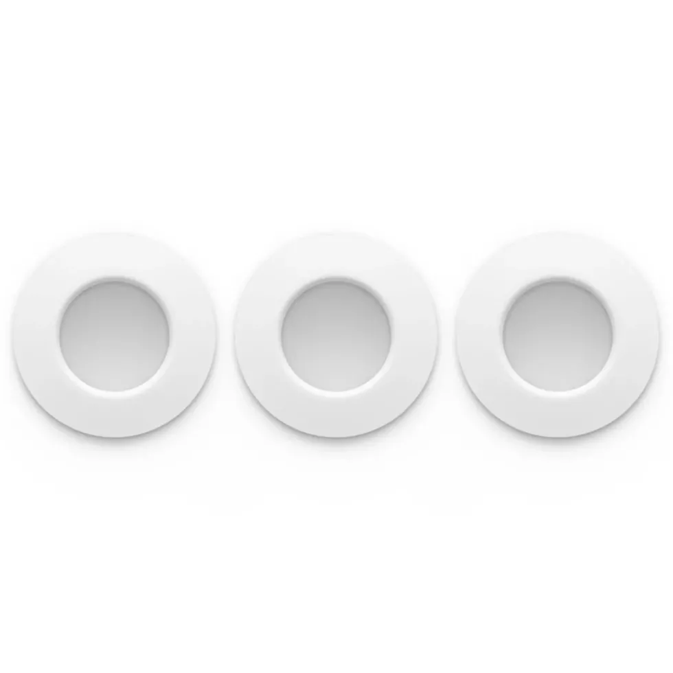 Philips Hue Slim innfelt spotlight 90 mm 3-pk. Hvit