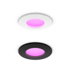 Philips Hue Slim innfelt spotlight 90 mm 1-pk. Hvit