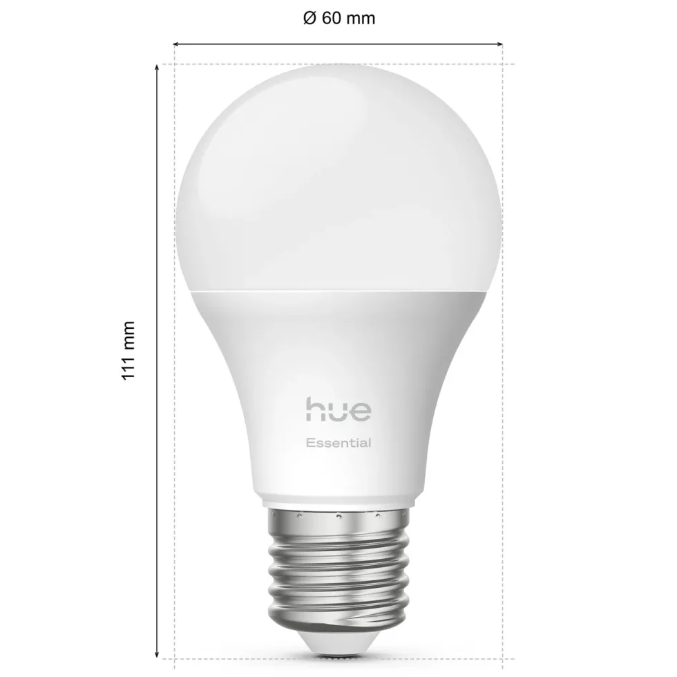 Philips Hue Startpakke Essential: 3x White & Color E27 + Bridge