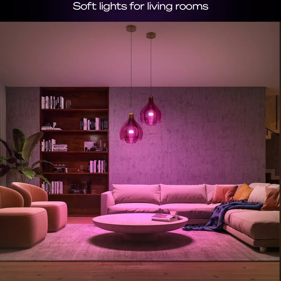 Philips Hue Startpakke Pro: 3x White & Color E27 + Dimmer + Bridge Pro