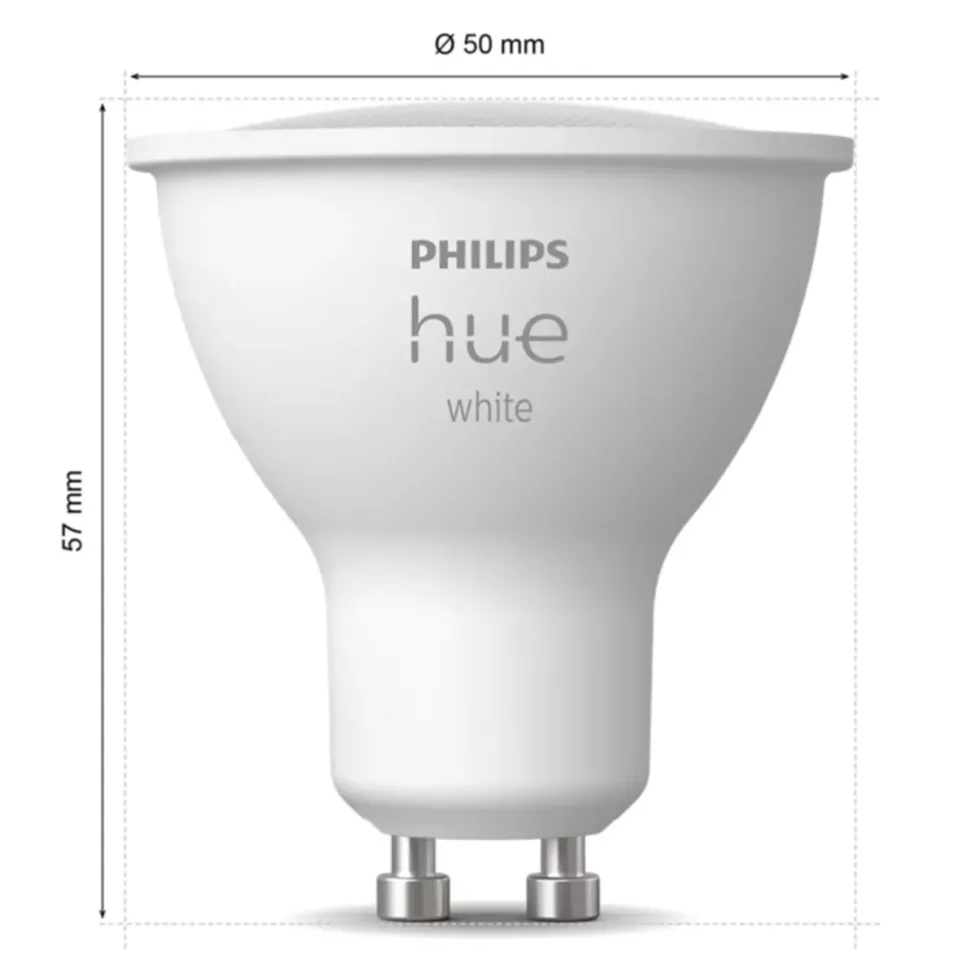 Philips Hue White Smart LED-pære GU10 400 lm 1-pack