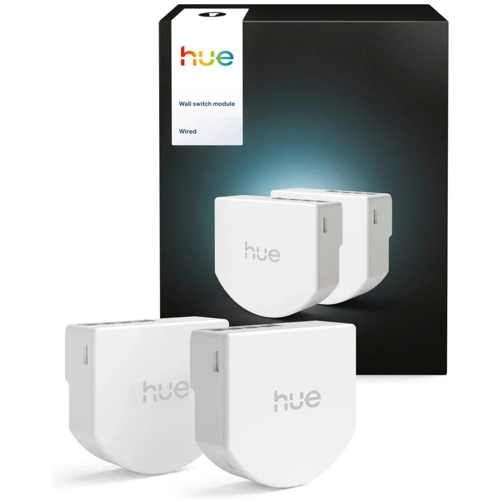 Philips Hue Wired Wall Switch Module 2-pakning