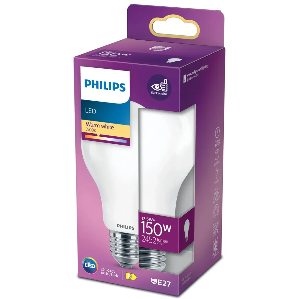 Philips LED-globepære E27 2452 lm