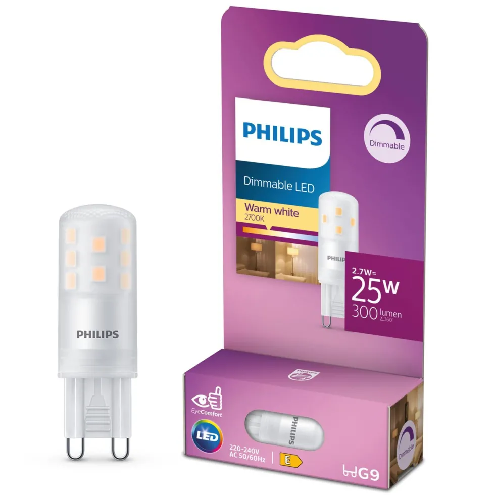 Philips LED-lampe G9 300 lm