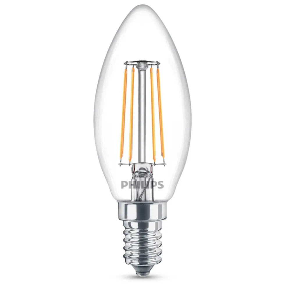 Philips LED-pære Mignon LED E14 470 lm 3-pk.