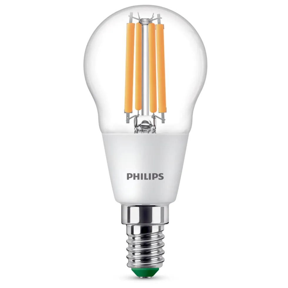 Philips Ultra Efficient E14 Kuleformet LED-pære 485 lm