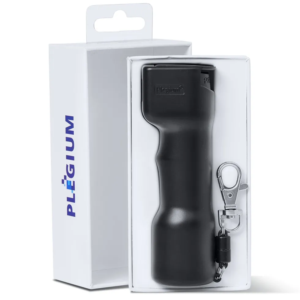 Plegium Smart forsvarsspray med Bluetooth Svart