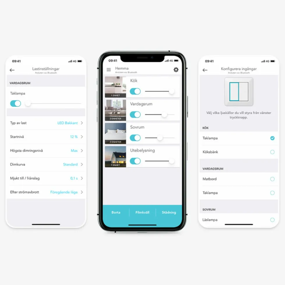 Plejd Innfelt Bluetooth-fjernstrømbryter 3500 W