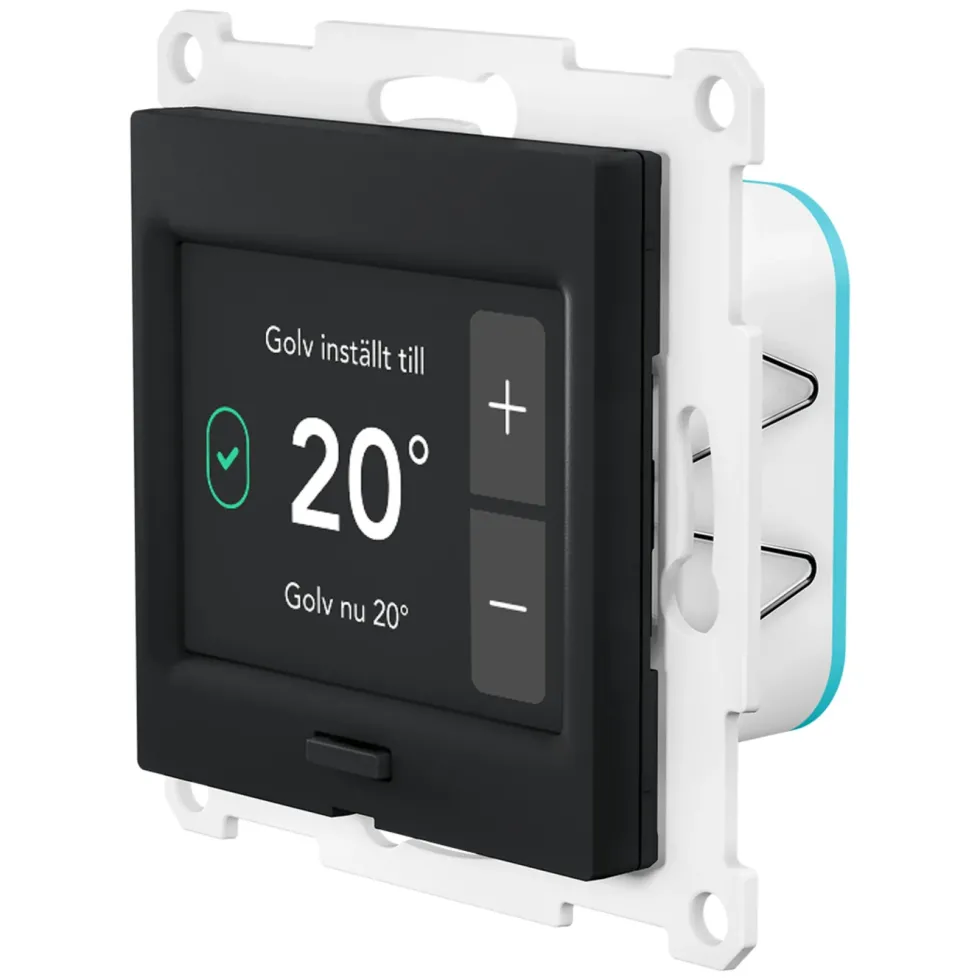 Plejd TRM-01 smart termostat for gulvvarme (Studio) Studio, svart