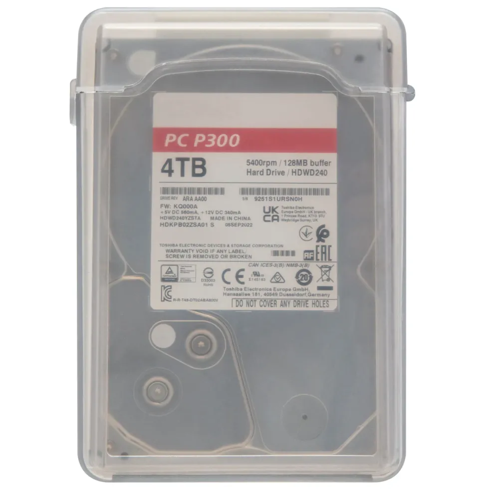 Plexgear Boks for 3,5"-harddisk