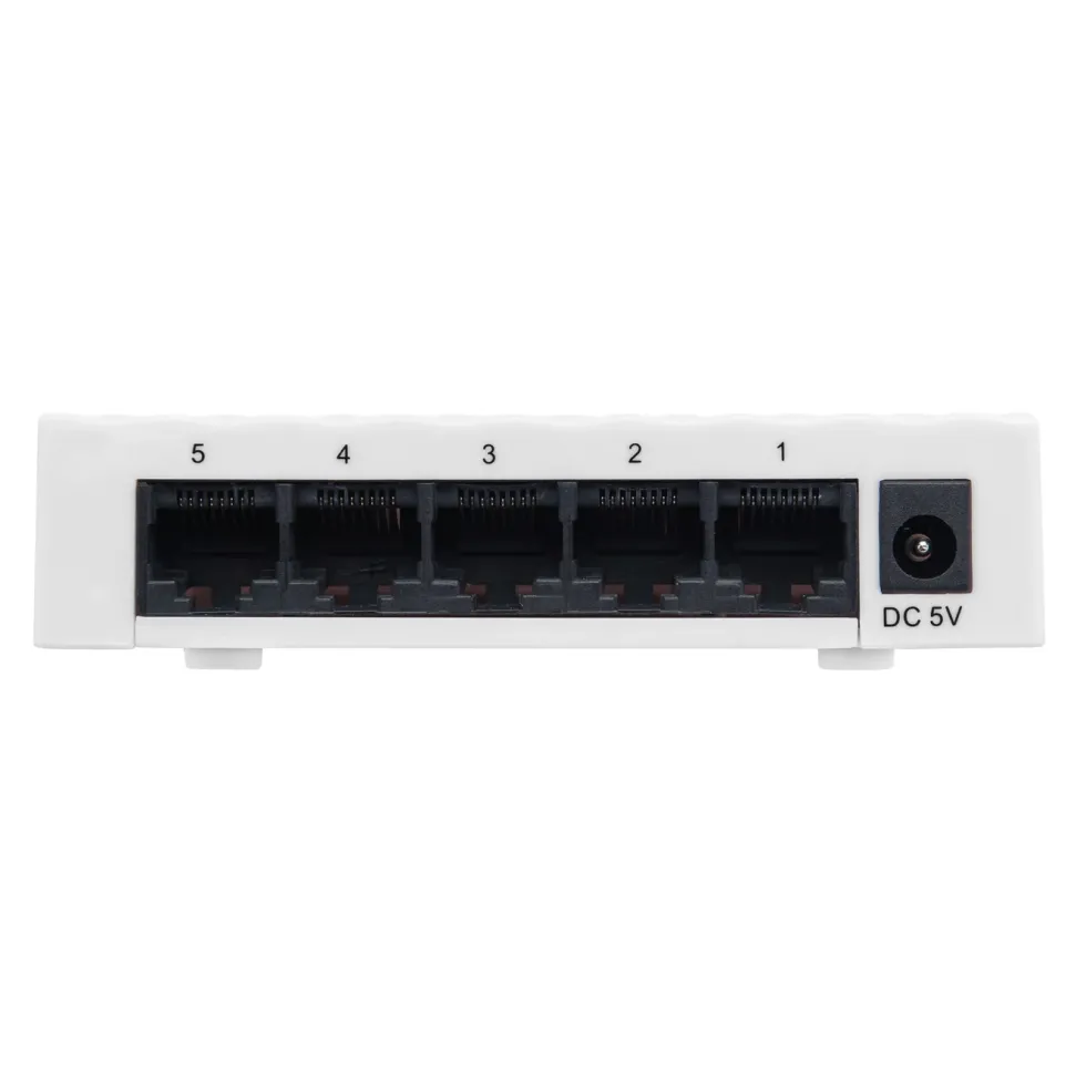 Plexgear Gigabitswitch CA103 med 5 porter (Gen. 2)