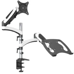 Plexgear Kombinert bordfeste for laptop og monitor 13-32"