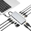Plexgear Multiadapter for USB-C med 12 tilkoblinger
