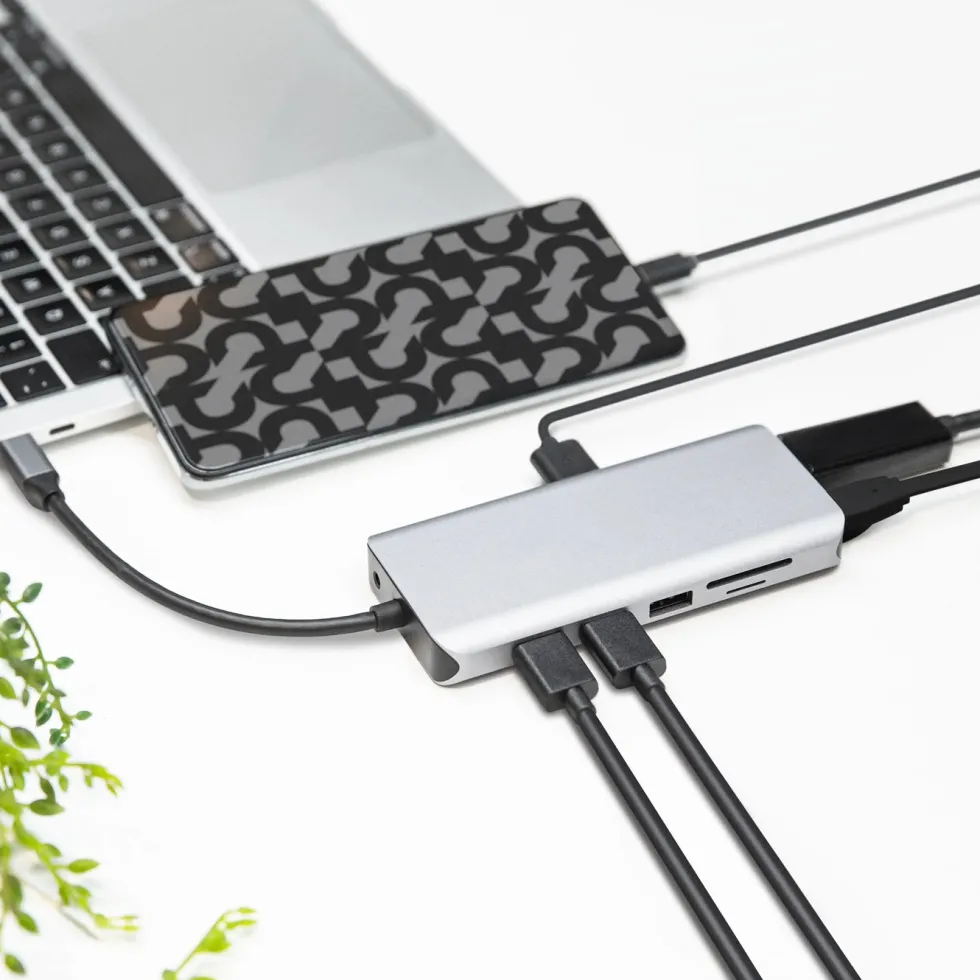 Plexgear Multiadapter for USB-C med 12 tilkoblinger