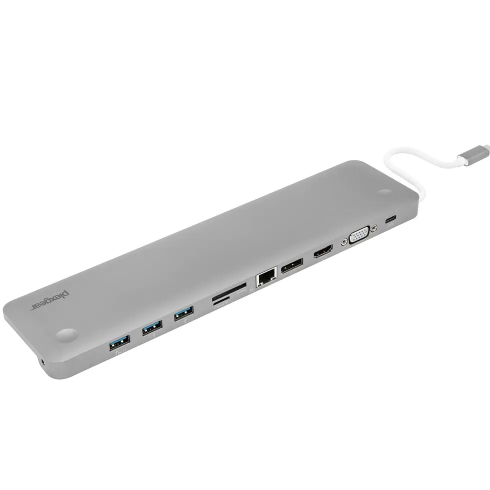 Plexgear Multiadapter for USB-C med 11 tilkoblinger