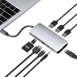 Plexgear 9-ports USB-C multiadapter CB1022