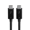 Plexgear Thunderbolt 4 USB-C-kabel 70 cm Svart
