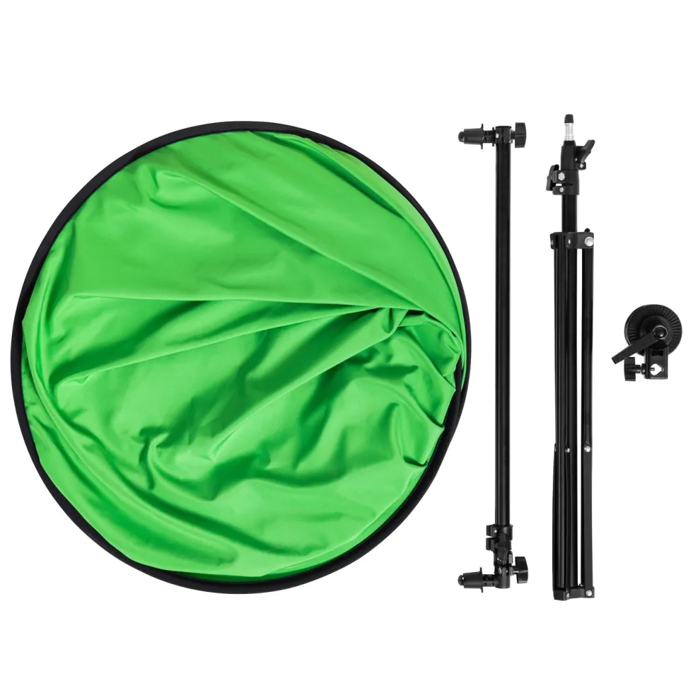 Plexgear Tofarget Green Screen med stativ 1,5x2 m