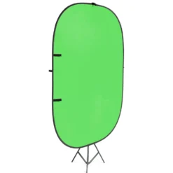 Plexgear Tofarget Green Screen med stativ 1,5x2 m