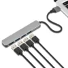 Plexgear USB-A-hub CB222 med USB-A-tilkobling 4-veis