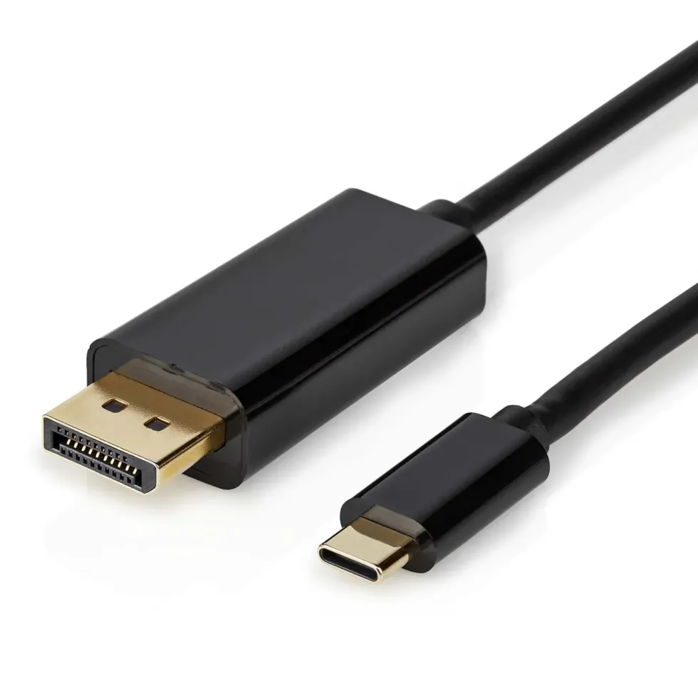 Plexgear USB-C-kabel til Displayport 2 m