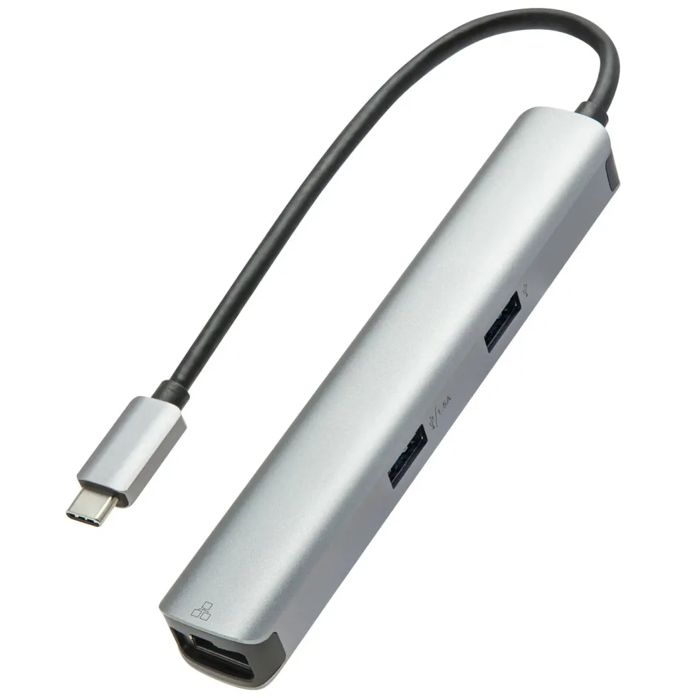 Plexgear USB-C-multiadapter CB1024 - 6 porter