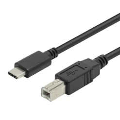 Plexgear USB-C til USB-B 2.0-kabel 1 m