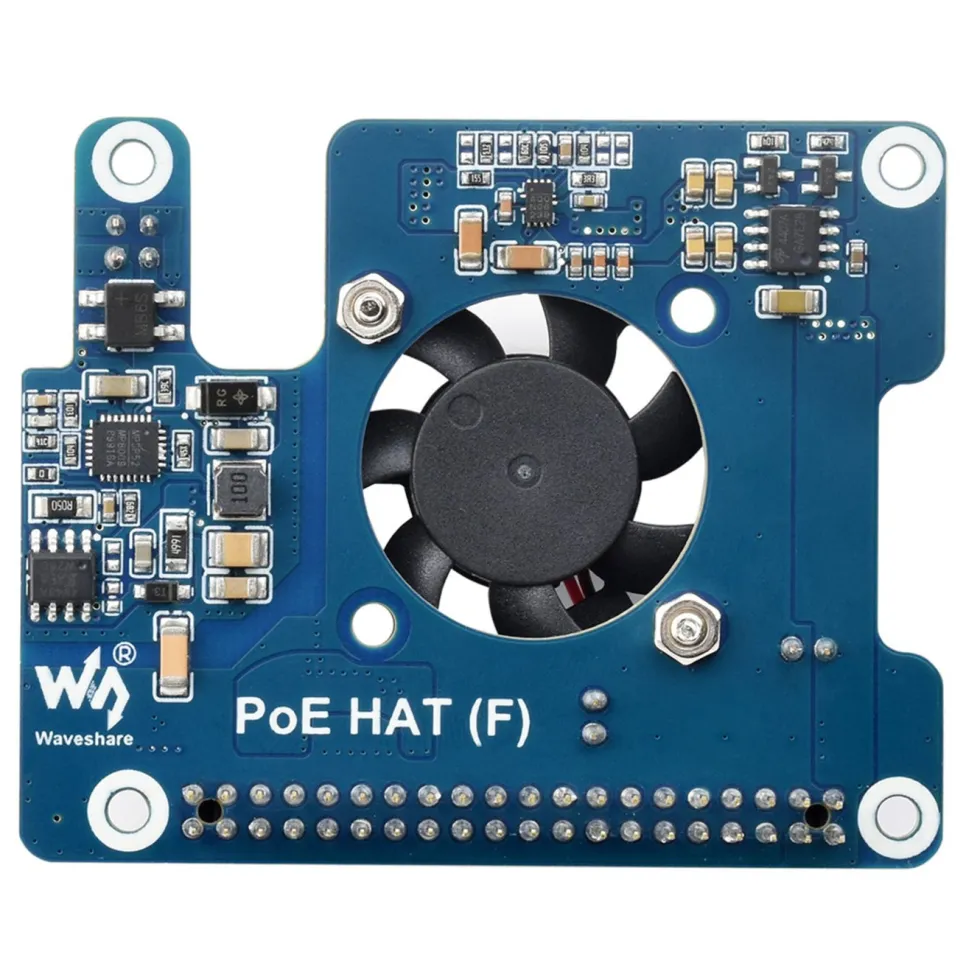 PoE+ Hat for Raspberry Pi 5