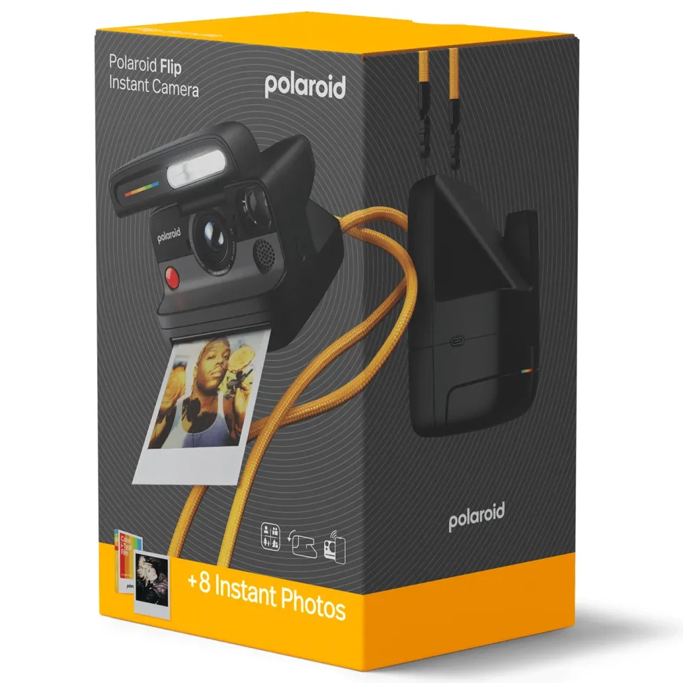 Polaroid Flip Black Bundle 8 bilder