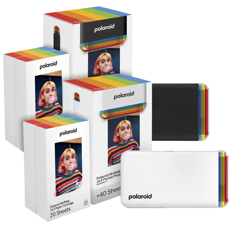 Polaroid Hi-Print Gen 2 Kit Portabel fotoskriver Svart