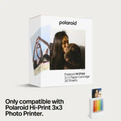 Polaroid Hi-Print 3×3 Photo Printer – bærbar fotoskriver + 60 ark