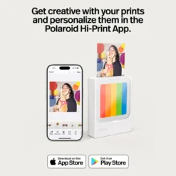 Polaroid Hi-Print 3×3 Photo Printer – bærbar fotoskriver + 10 ark