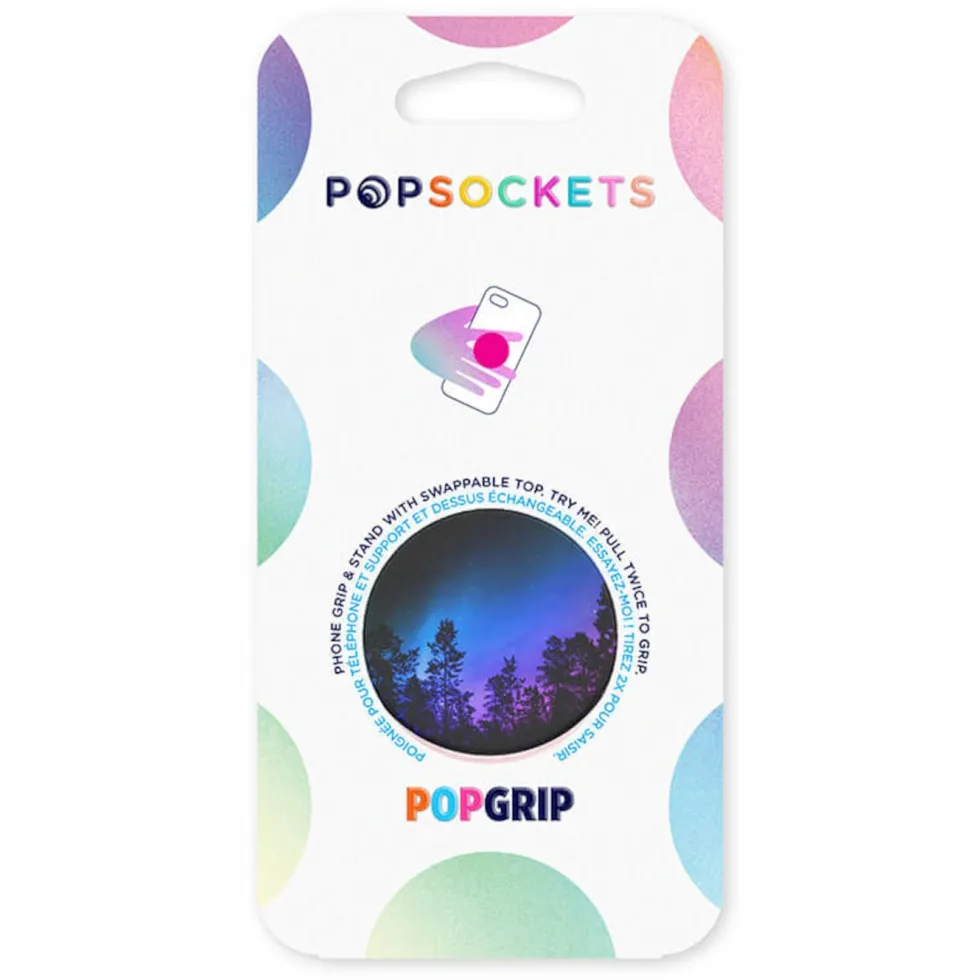 Popsockets Avtakbart grep for mobil Aurora Woods