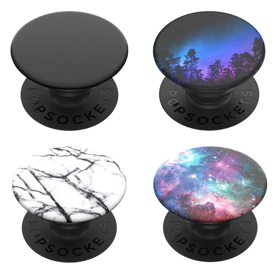 Popsockets Avtakbart grep for mobil Svart