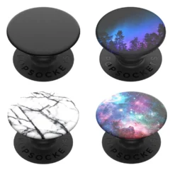 Popsockets Avtakbart grep for mobil White Marble