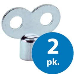 Radiatornøkkel, 2-pakk