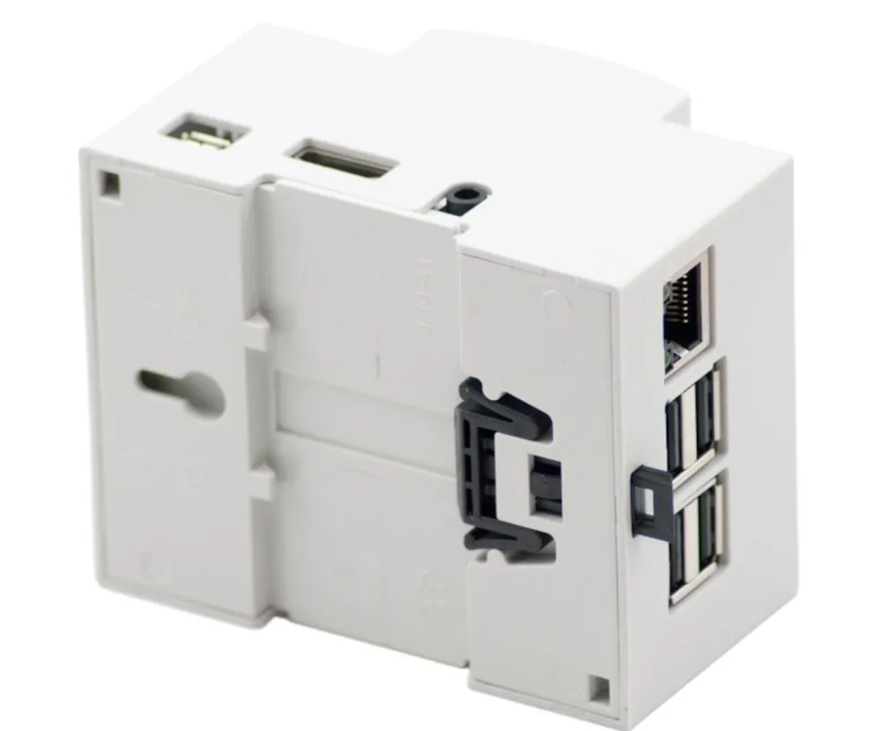 Raspberry Pi Chassi för DIN-skinne